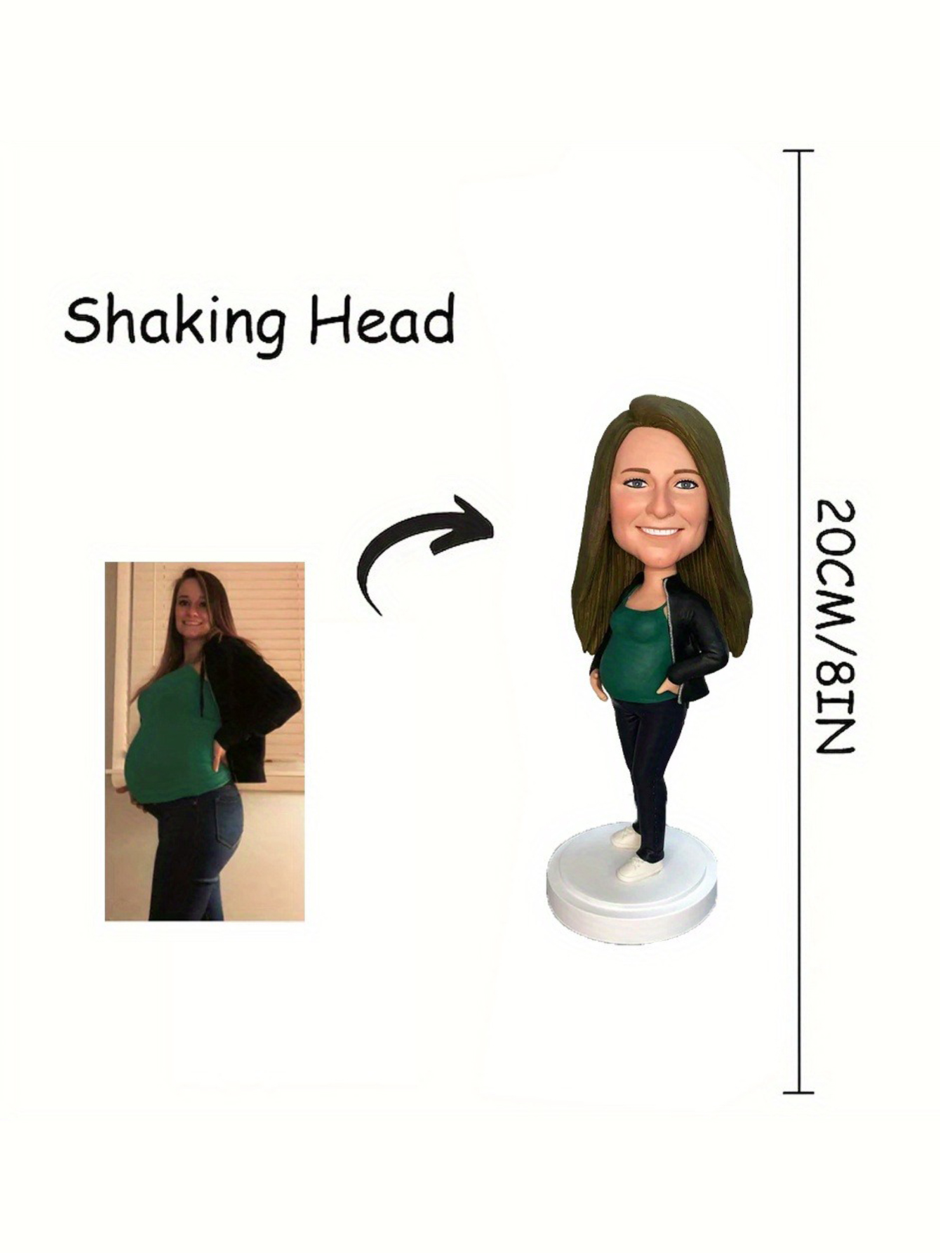 Custom Cartoon Pregnancy Bobblehead